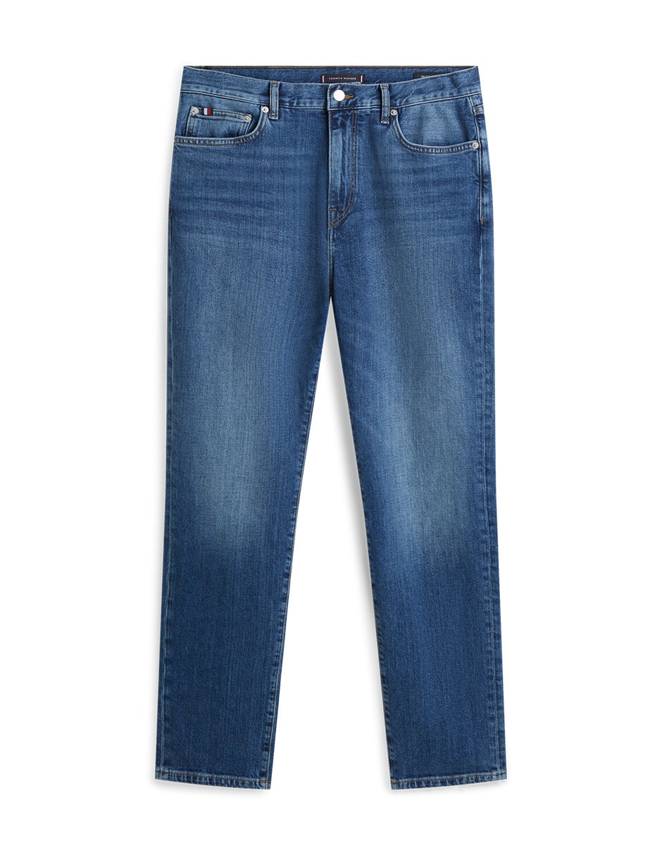 Jeans regular lavado stone wash para hombre