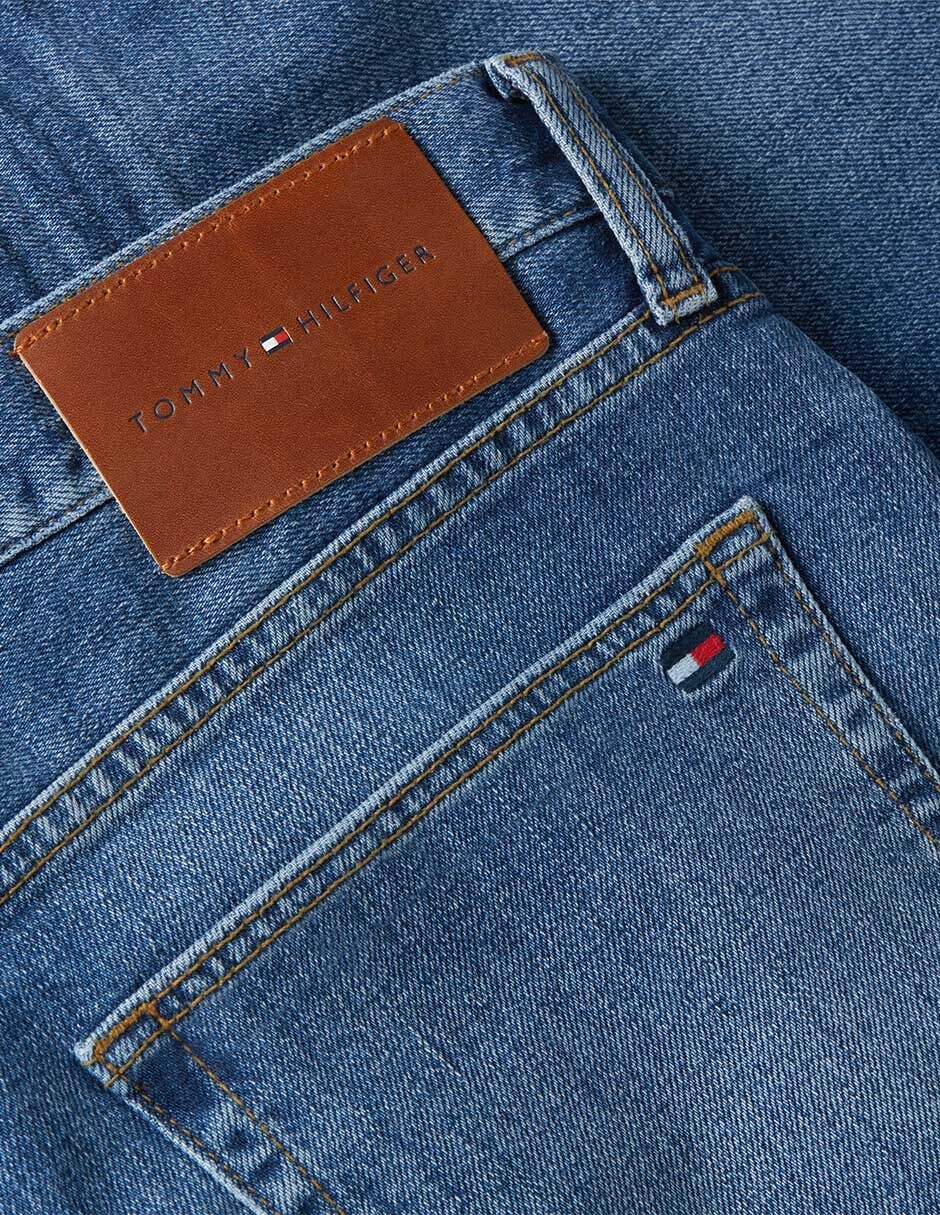 Jeans regular lavado stone wash para hombre 5